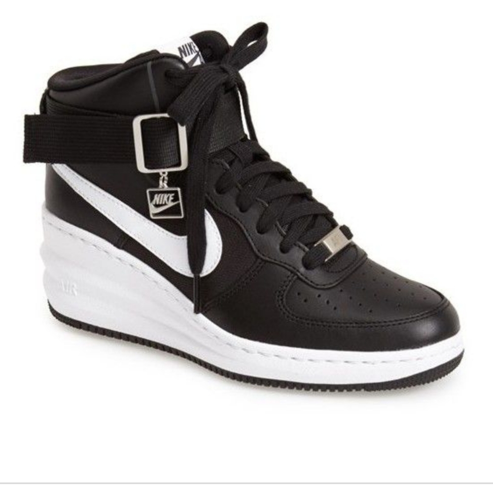 Nike Lunar force 1 sky hi wedge sneakers